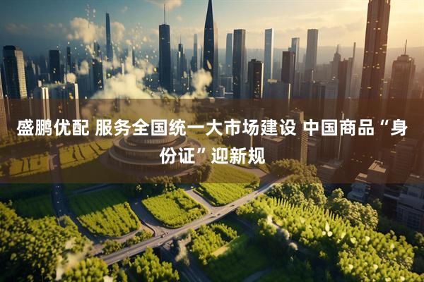 盛鹏优配 服务全国统一大市场建设 中国商品“身份证”迎新规